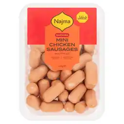 Morrisons Najma Smoked Mini Chicken Sausages 400g offer