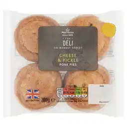 Morrisons Market Street Deli Cheese & Pickle Pork Pies offer