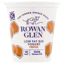 Morrisons Rowan Glen Low Fat Bio Toffee Yogurt offer