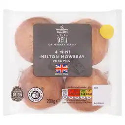 Morrisons Market Street Deli Mini Melton Mowbray Pork Pies offer