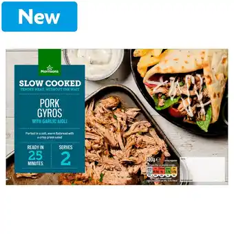 Morrisons Morrisons Slow Cooked Pork Gyros 400g offer