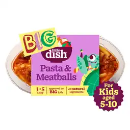 Morrisons Big Dish Pasta & Meatballs Kids Meal From Little Dish 300g offer