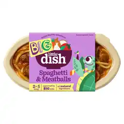 Morrisons Big Dish Pasta & Meatballs Kids Meal From Little Dish 300g offer
