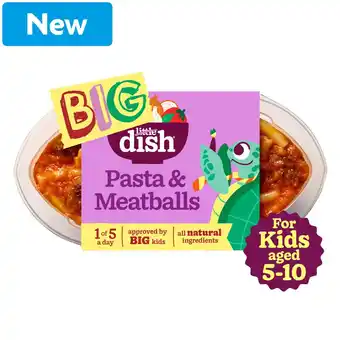 Morrisons Big Dish Pasta & Meatballs Kids Meal From Little Dish 300g offer