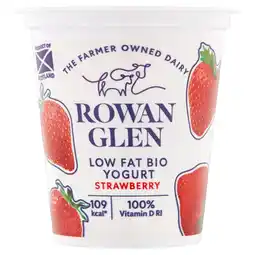 Morrisons Rowan Glen Low Fat Bio Strawberry Yogurt offer