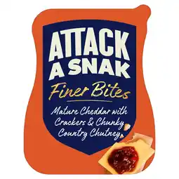 Morrisons Attack A Snak Finer Bites Country Relish 72g offer
