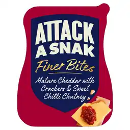 Morrisons Attack A Snak Finer Bites Sweet Chilli 72g offer