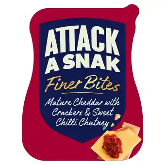 Morrisons Attack A Snak Finer Bites Sweet Chilli 72g offer