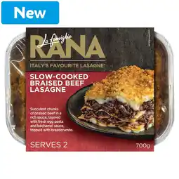 Morrisons La Famiglia Rana Slow Cooked Braised Beef Lasagne offer