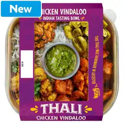 Morrisons Tuk In Foods Thali Chicken Vindaloo Indian Tasting Bowl 420g offer
