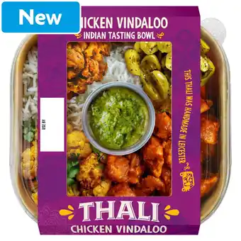 Morrisons Tuk In Foods Thali Chicken Vindaloo Indian Tasting Bowl 420g offer