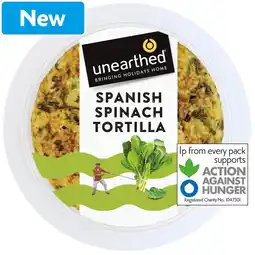 Morrisons Unearthed Spanish Spinach Tortilla 250g offer