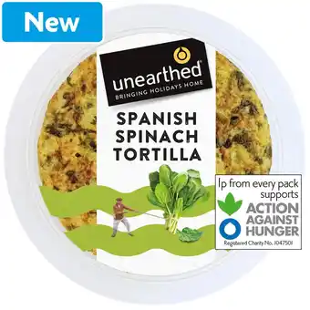 Morrisons Unearthed Spanish Spinach Tortilla 250g offer