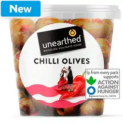 Morrisons Unearthed Chilli Olive Bucket 330g offer