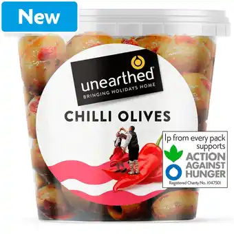 Morrisons Unearthed Chilli Olive Bucket 330g offer