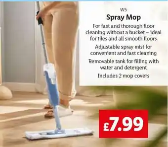 Lidl W5 Spray Mop offer
