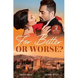 Asda Paperback Better by Heidi Rice, Annie West offer