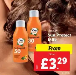 Lidl Cien Sun Sun Protect Milk offer