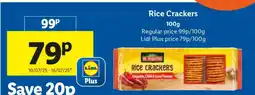 Lidl Rice Crackers offer