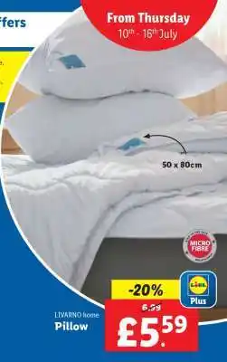 Lidl LIVARNO HOME Pillow offer
