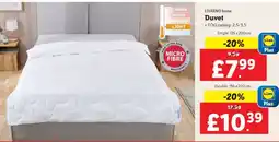 Lidl LIVARNO home Duvet offer
