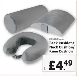 Lidl LIVARNO home Back Cushion/Neck Cushion/Knee Cushion offer