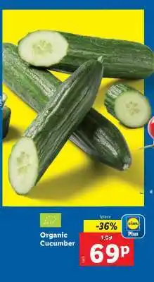 Lidl Organic Cucumber offer