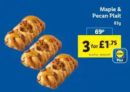 Lidl Maple & Pecan Plait offer