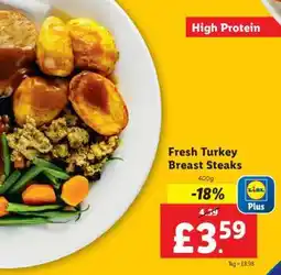 Lidl Fresh Turkey Breast Steaks offer