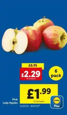 Lidl Pink Lady Apples offer