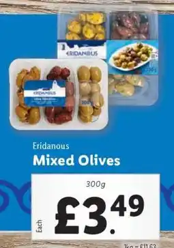 Lidl Eridanous Mixed Olives offer