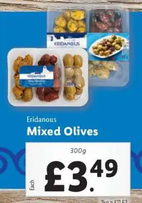 Lidl Eridanous Mixed Olives offer