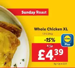 Lidl Whole Chicken XL offer