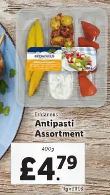 Lidl Eridanous Antipasti Assortment offer
