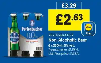 Lidl PERLENBACHER Non-Alcoholic Beer offer