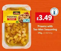 Lidl Prawns with Tex-Mex Seasoning offer