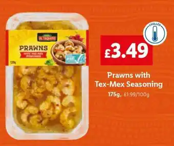 Lidl Prawns with Tex-Mex Seasoning offer