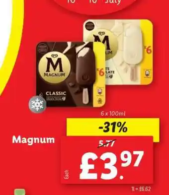 Lidl Magnum offer