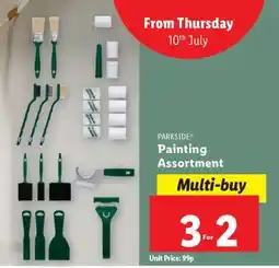Lidl PARKSIDE Painting Assortment offer
