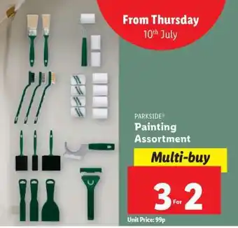 Lidl PARKSIDE Painting Assortment offer