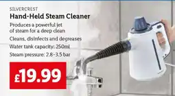 Lidl Silvercrest Hand-Held Steam Cleaner offer