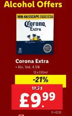 Lidl CORONA EXTRA offer