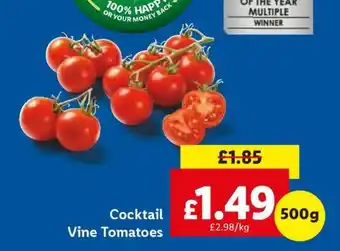 Lidl Cocktail Vine Tomatoes offer