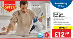 Lidl Silvercrest Hand-Held Steam Cleaner offer