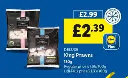 Lidl DELUXE King Prawns offer