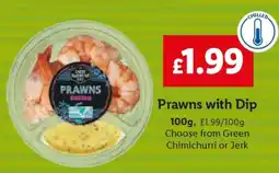 Lidl Prawns with Dip offer