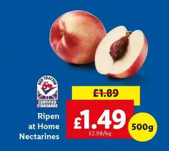 Lidl Ripen at Home Nectarines offer