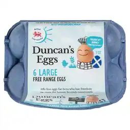 Morrisons Duncan Farms 6 Large Free Range Eggs offer