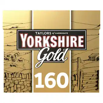 Tesco Yorkshire Gold Tea Bags 160S 500G offer