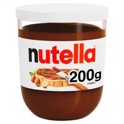 Tesco Nutella Hazelnut Chocolate Spread 200G offer